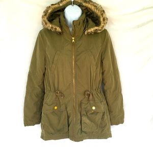 H&M Puffy Sleeve Faux Fur Coat with All the Bells & Whistles